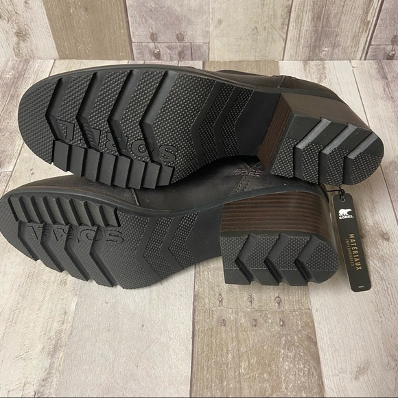 NWB Sorel Cate Lug Sole Chelsea Booties Size 11 - Picture 6 of 11